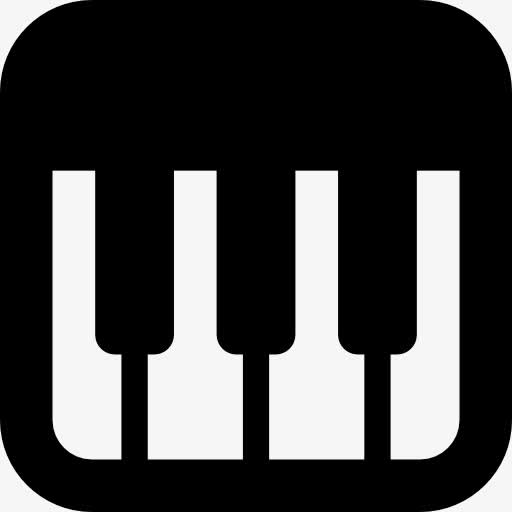 钢琴键盘图标