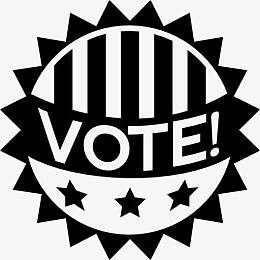 美国政治选举宣传徽章图标