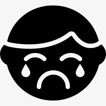 哭图标png悲伤的表情面对中风闭着眼睛图标png悲伤表情的方脸闭着眼睛