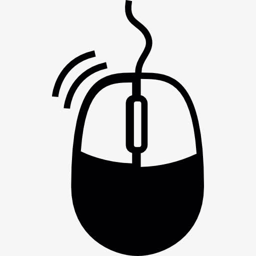 左键单击用鼠标图标