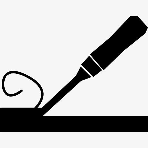 木凿用来雕刻木头,图标素材免费下载_觅元素