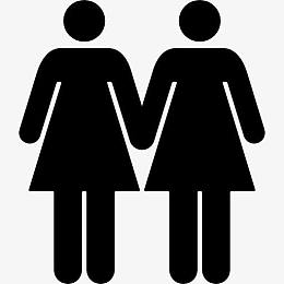 女人对图标