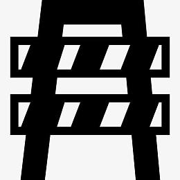 街上的障碍图标
