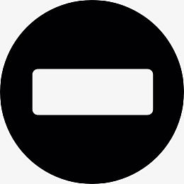 没有进入的交通标志图标