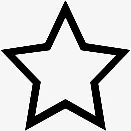 最喜爱的明星轮廓界面符号图标