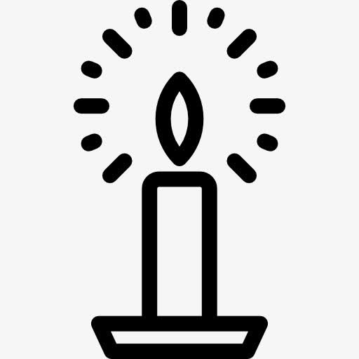 红蜡烛符号图标图片
