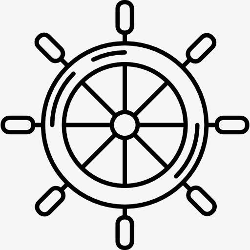 船舵符号图片