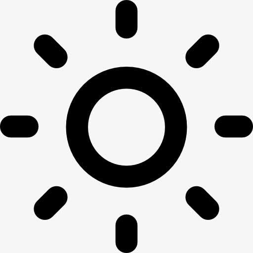 照片的亮度图标