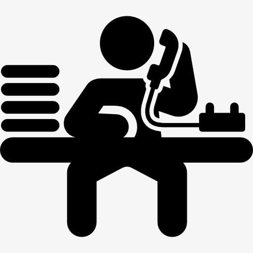 办公室的工作人员图标