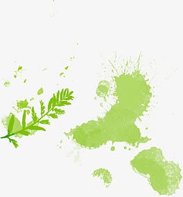 绿色树叶水滴环境素材