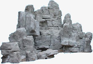 灰色石头景观假山装饰