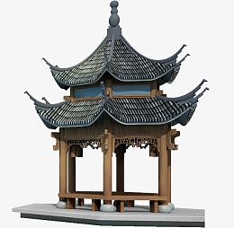 创意高清复古建筑小亭子