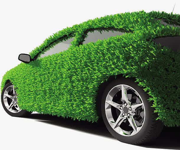 绿色树叶汽车环保装饰