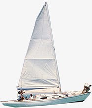 帆船生态景观素材