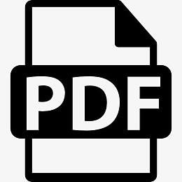 PDF文件格式的符号图标