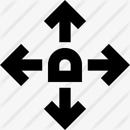 所有的方向图标