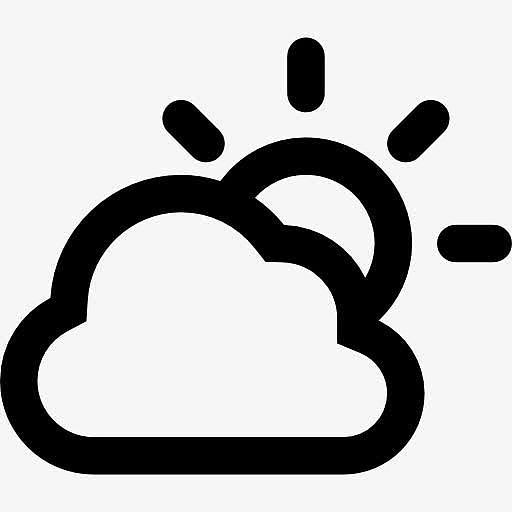 多云天气概述天气接口符号图标