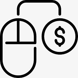 支付每点击图标