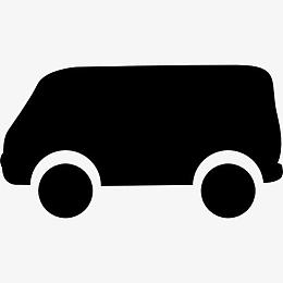 Van black的身影从侧面图标