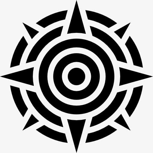 墨西哥的太阳热闪亮的形状符号图标