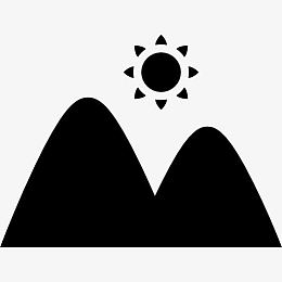 沙漠日出图标