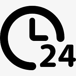 24小时图标