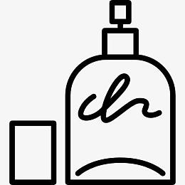 香水瓶与盖图标