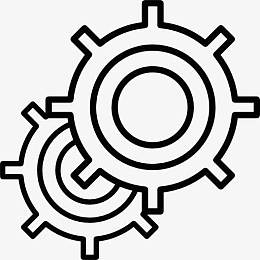 齿轮重叠图标