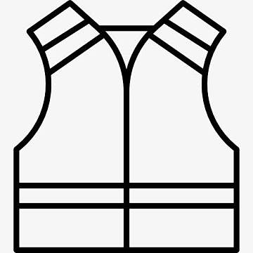 反光背心图标png背心图标png救生衣图标png手绘简易背心服装图png反光