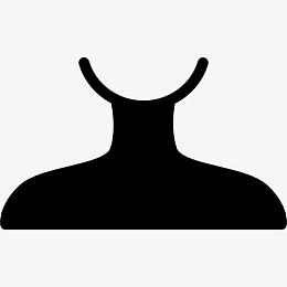 人体颈部图标
