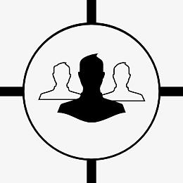 目标受众图标