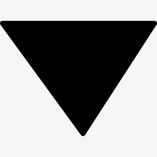 种下三角符号图标