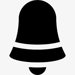 Bell Icon Silhouette 图标