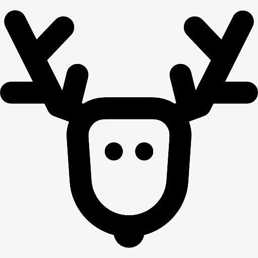 圣诞驯鹿图标