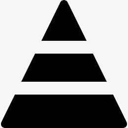 金字塔数据图标