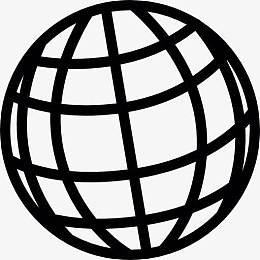 球面网格图标