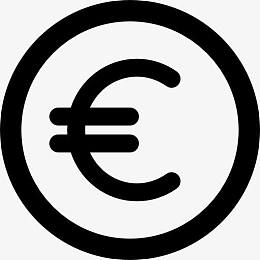 欧元硬币图标