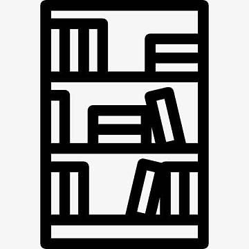 图书馆的书架图标
