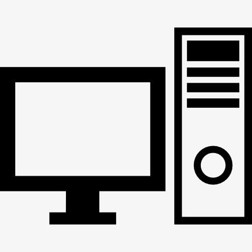 监控电脑机箱图标