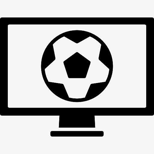 世界足球比赛电视节目的屏幕图标