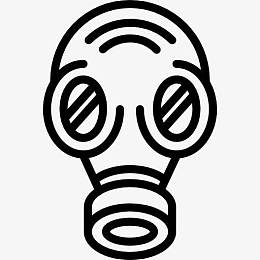 防毒面具图标