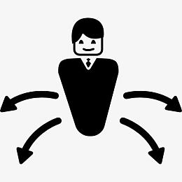 策略的一个商人图标