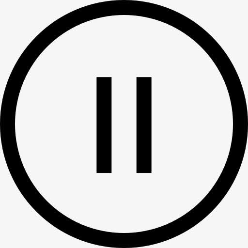 暂停按钮圆图标