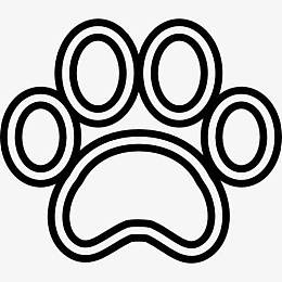 狗爪印图标