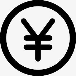 日元硬币图标