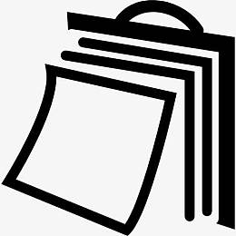 挂历翻动书页图标