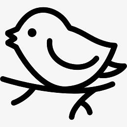 鸟在枝图标