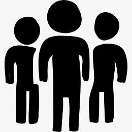 人手绘人组图标