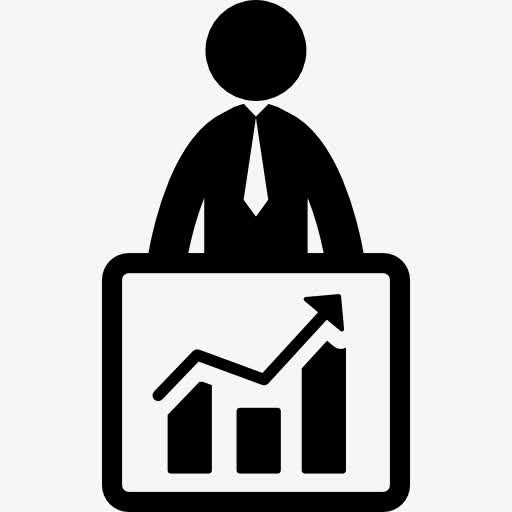 人与商业图形提高统计图标素材免费下载_觅元素