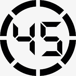 数字45 图标